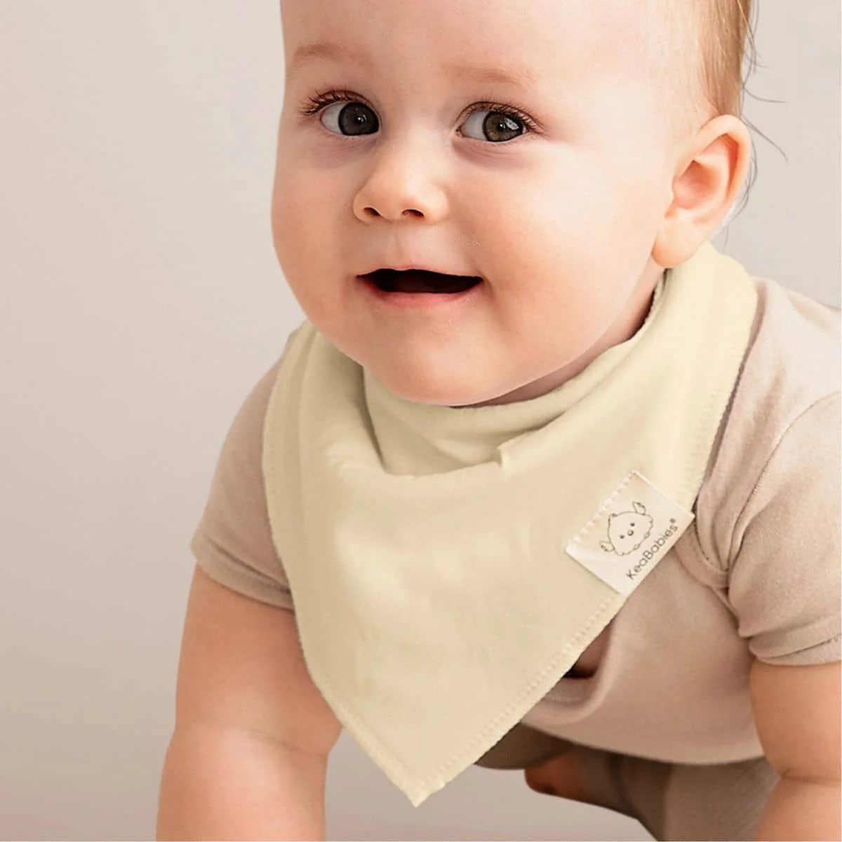 KeaBabies Organic Bandana Bibs Set - Butterflies - Image 4