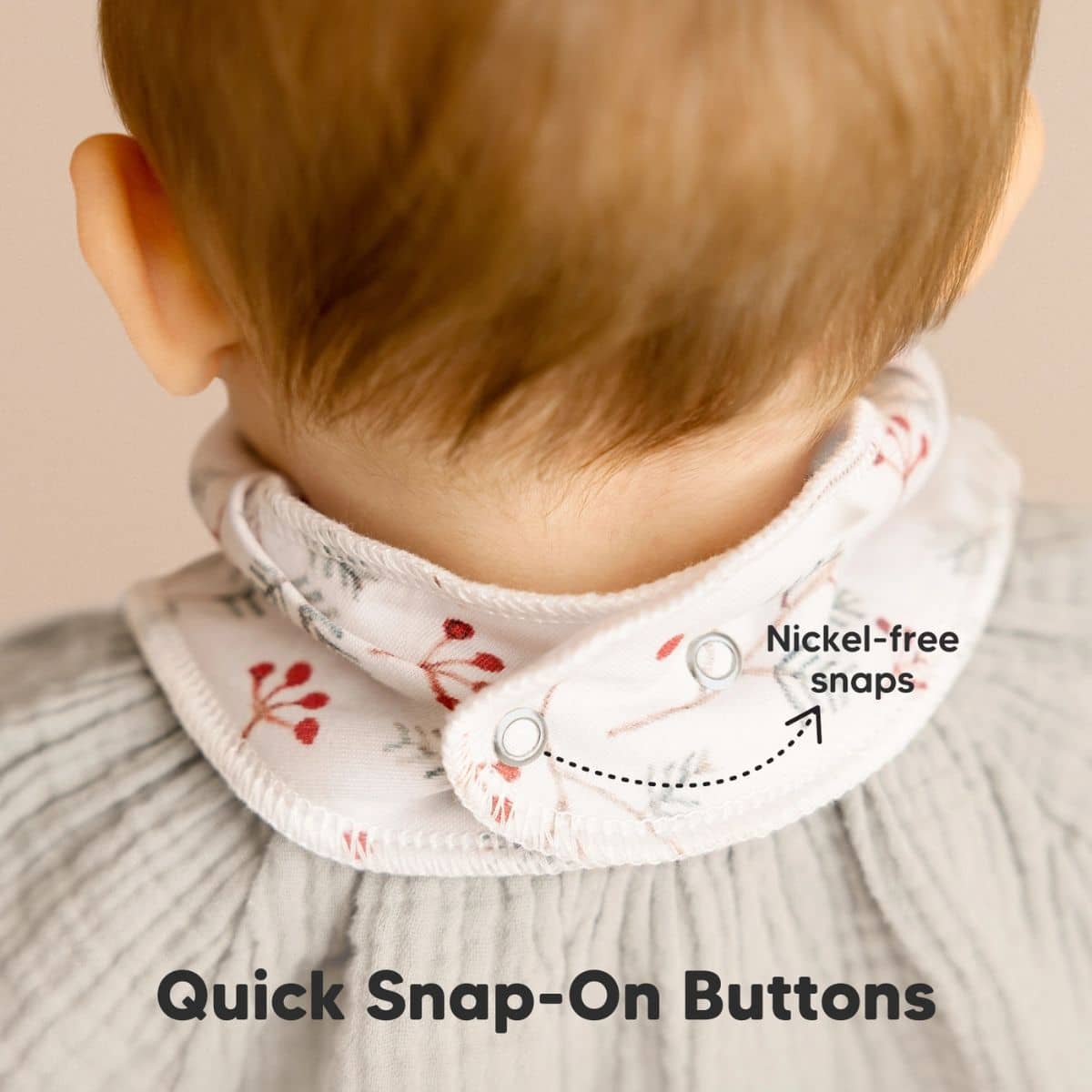KeaBabies Organic Bandana Bibs Set - Butterflies - Image 6