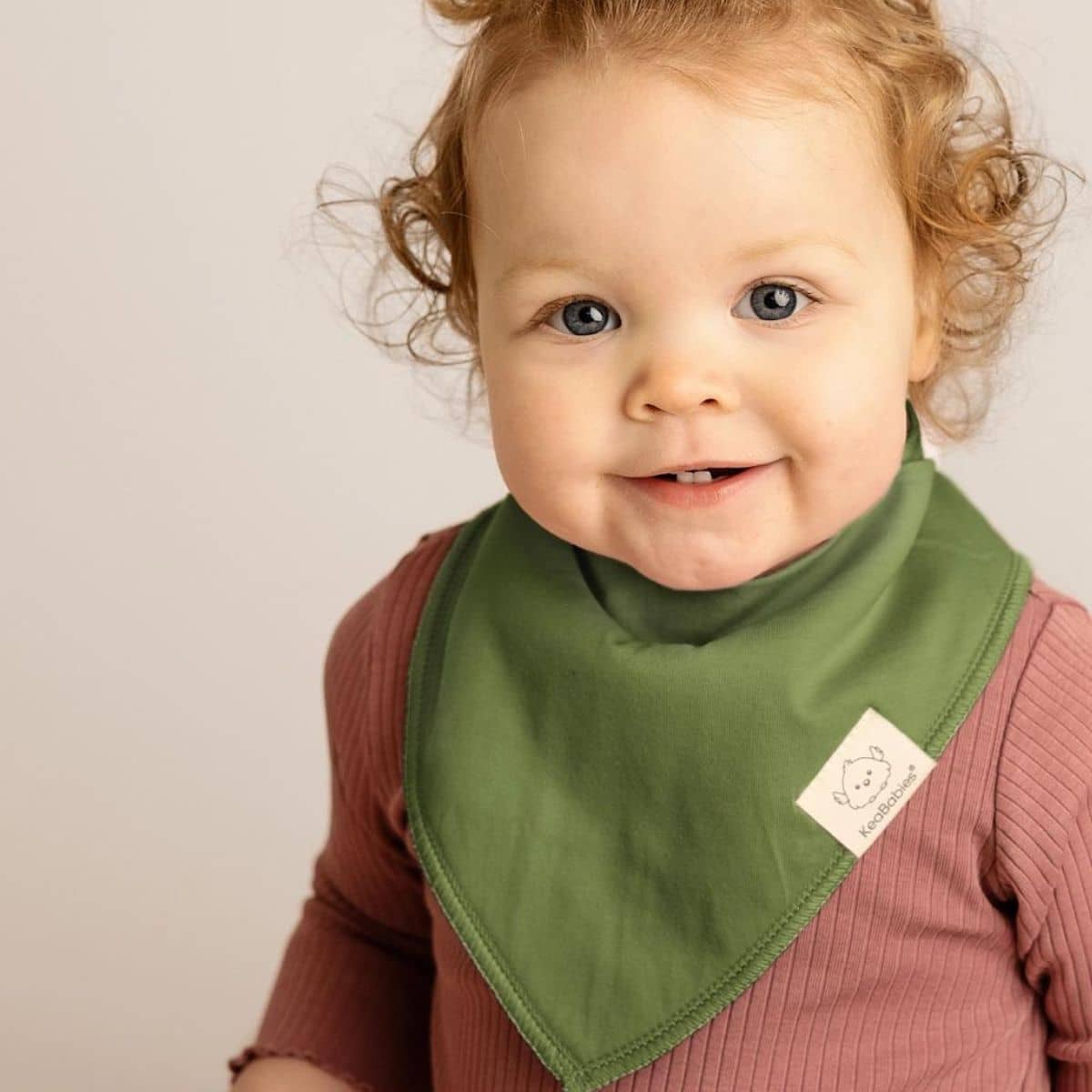 KeaBabies Organic Bandana Bibs Set - Daybreak - Image 4