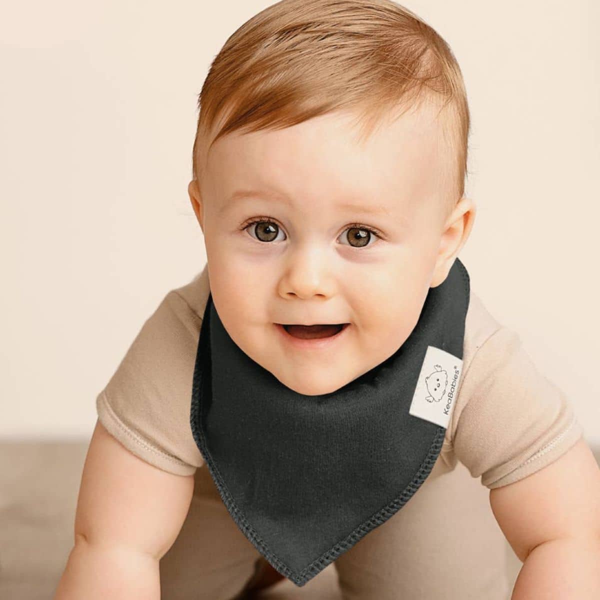 KeaBabies Organic Bandana Bibs Set - Hunter - Image 2