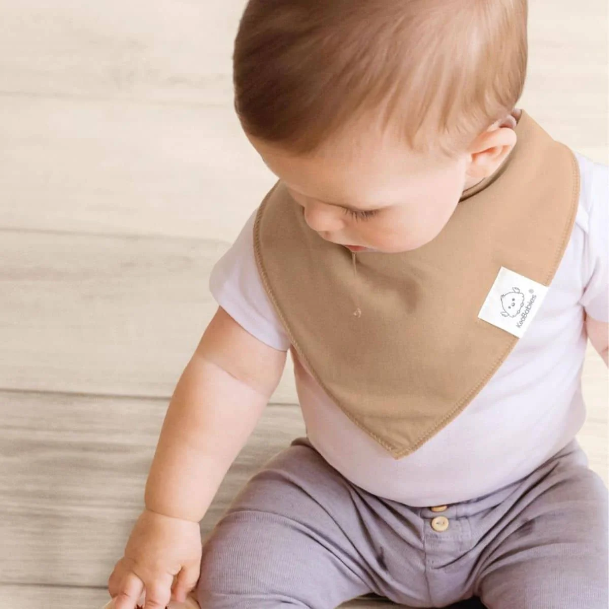 KeaBabies Organic Bandana Bibs Set - Roarsome - Image 6