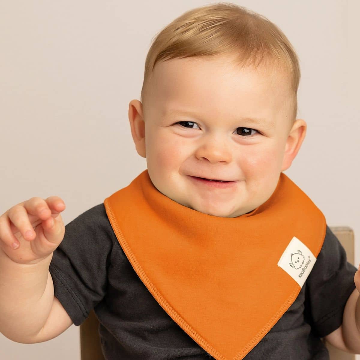 KeaBabies Organic Bandana Bibs Set - Sahara - Image 5