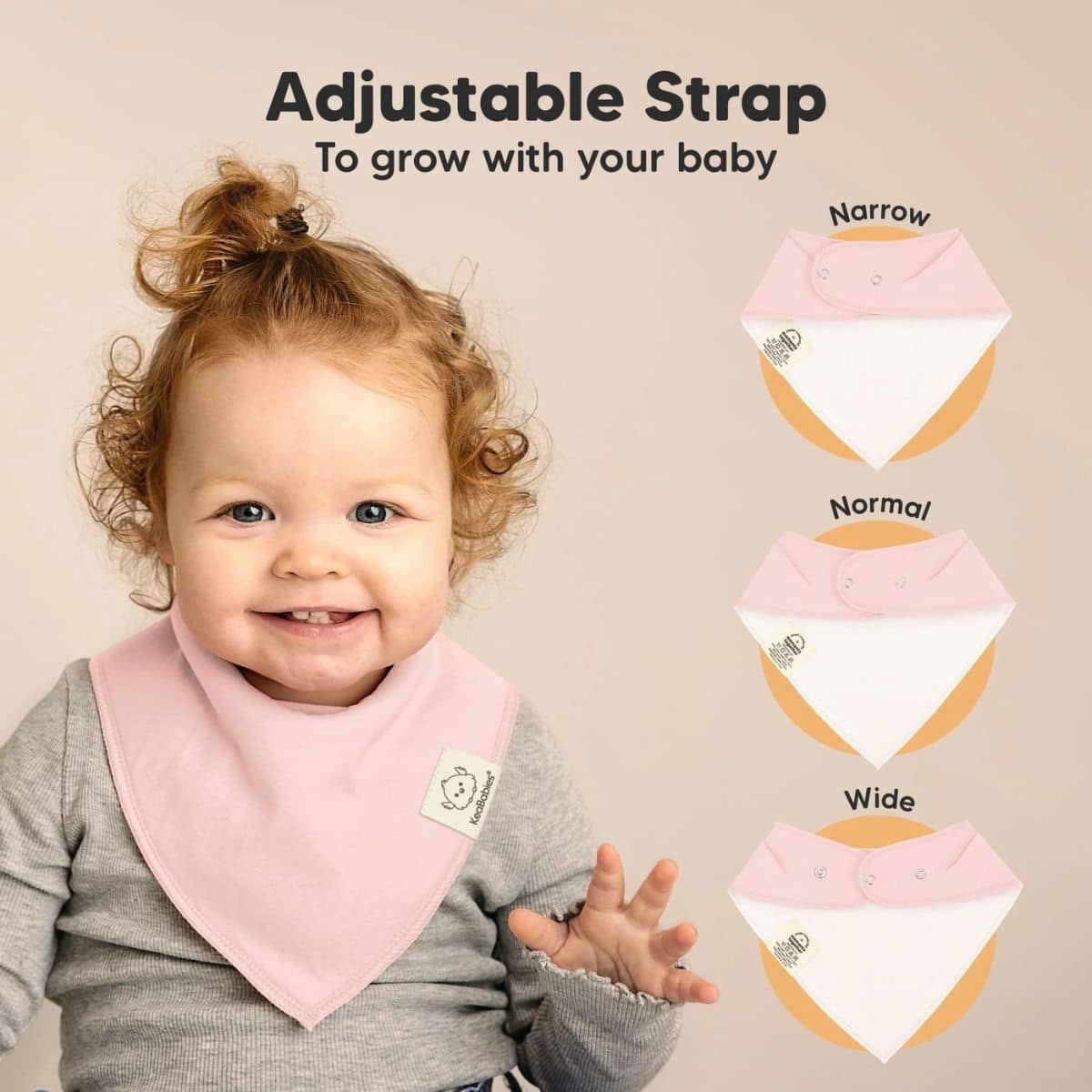 KeaBabies Organic Bandana Bibs Set - Spring - Image 5