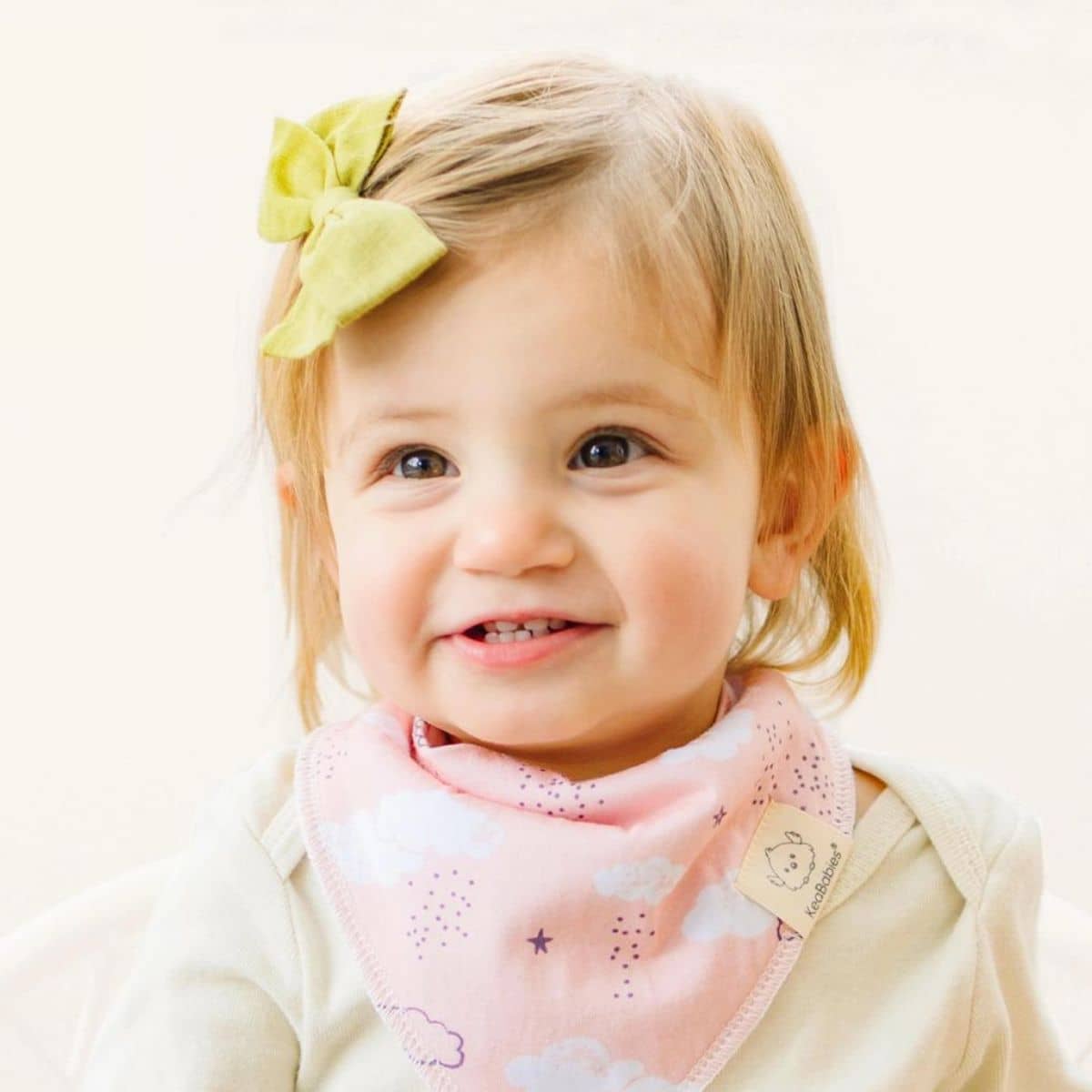 KeaBabies Organic Bandana Bibs Set - Sweet Charm - Image 6