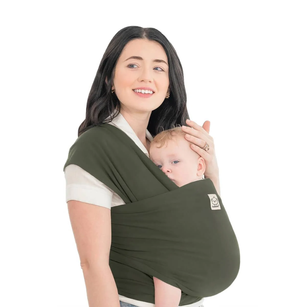 KeaBabies Original Baby Wrap Carrier - Forest