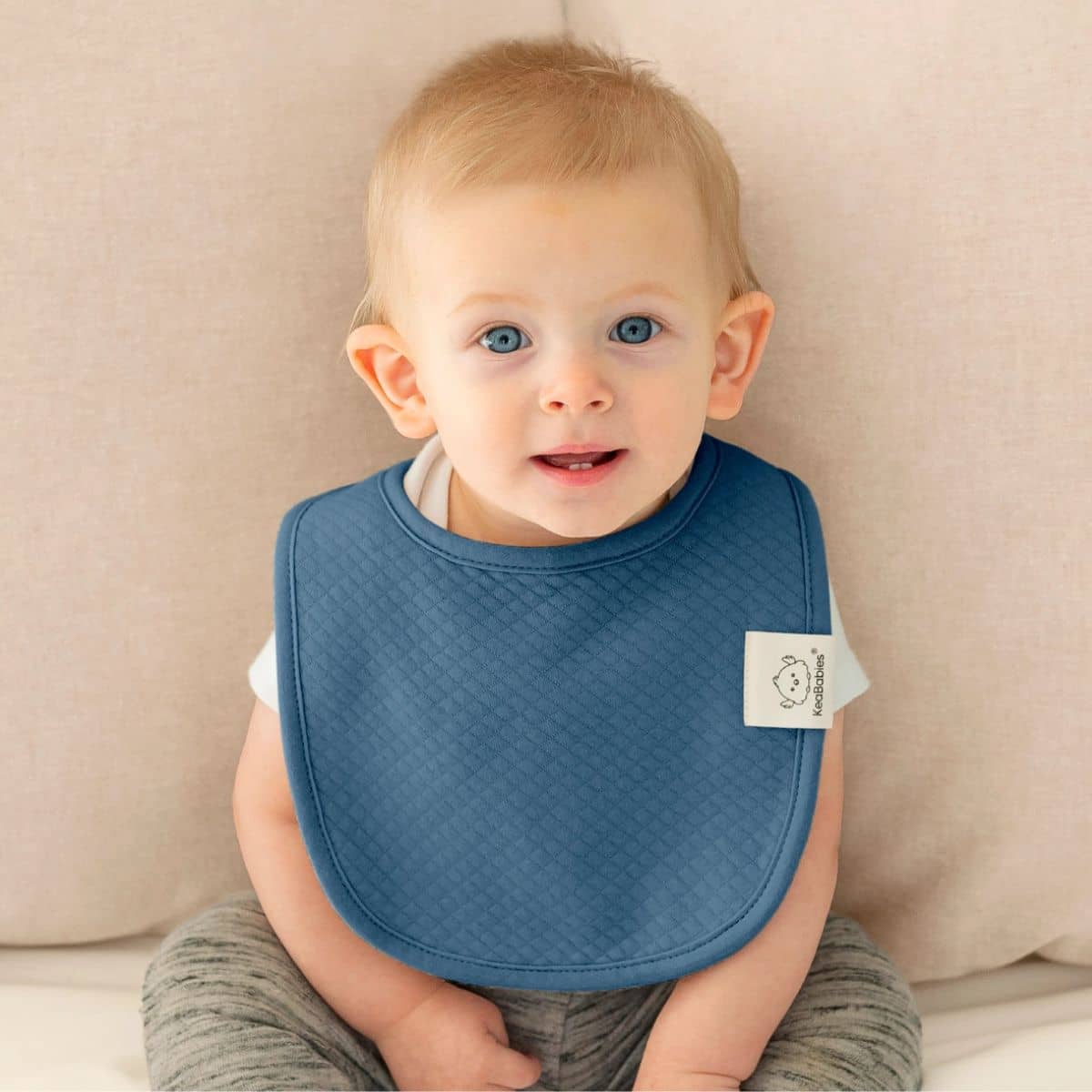 KeaBabies Quin Organic Baby Bibs Set - Basic - Image 2