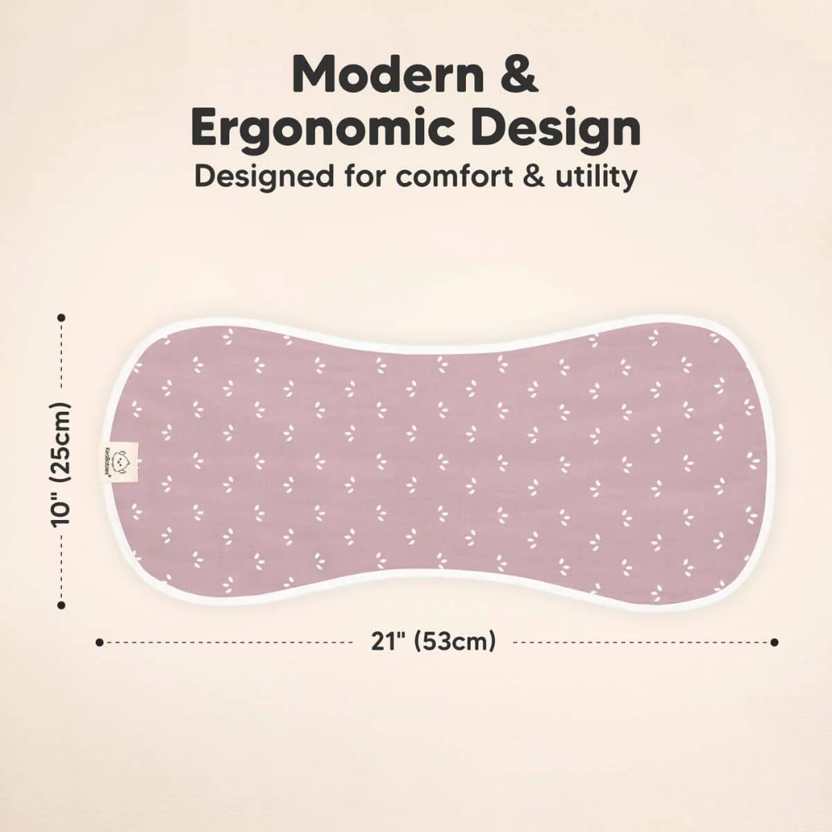 KeaBabies Softe Muslin Burp Cloths - Blooms - Image 3