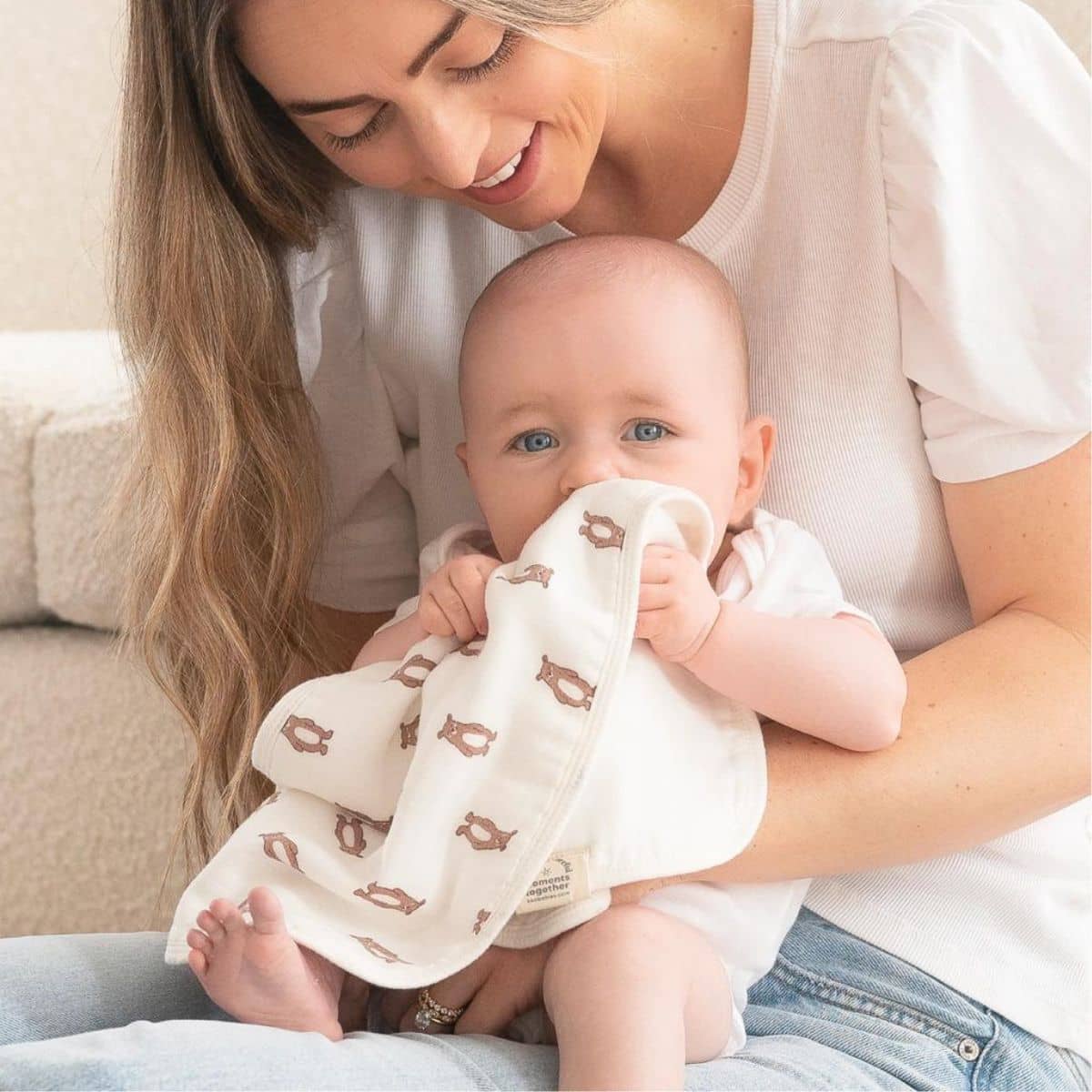 KeaBabies Softe Muslin Burp Cloths - Pets & Paws - Image 8