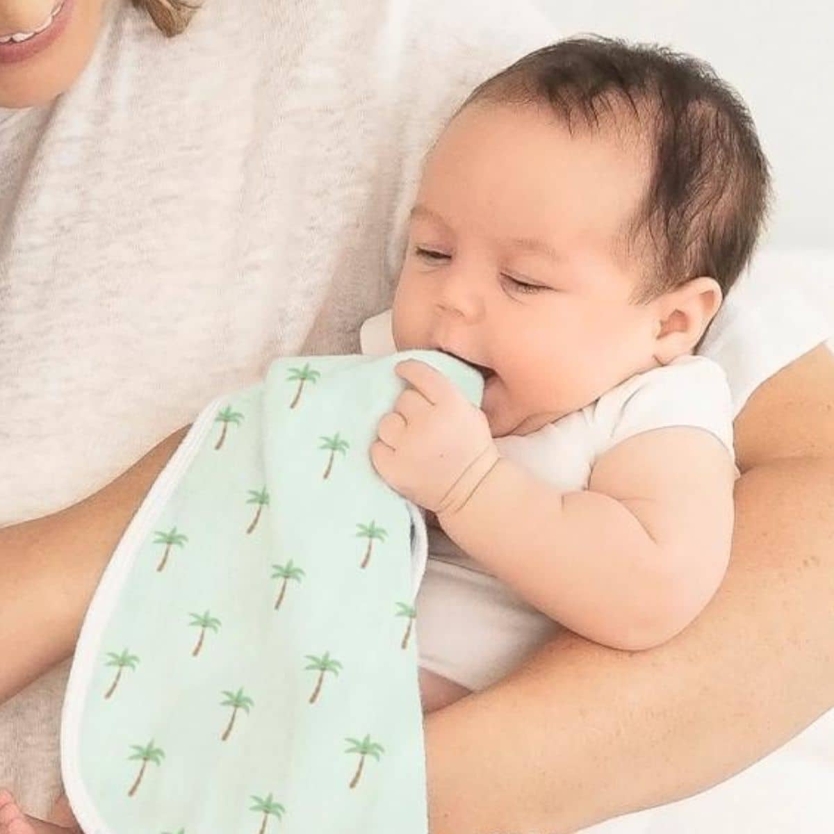 KeaBabies Softe Muslin Burp Cloths - Roarsome - Image 4