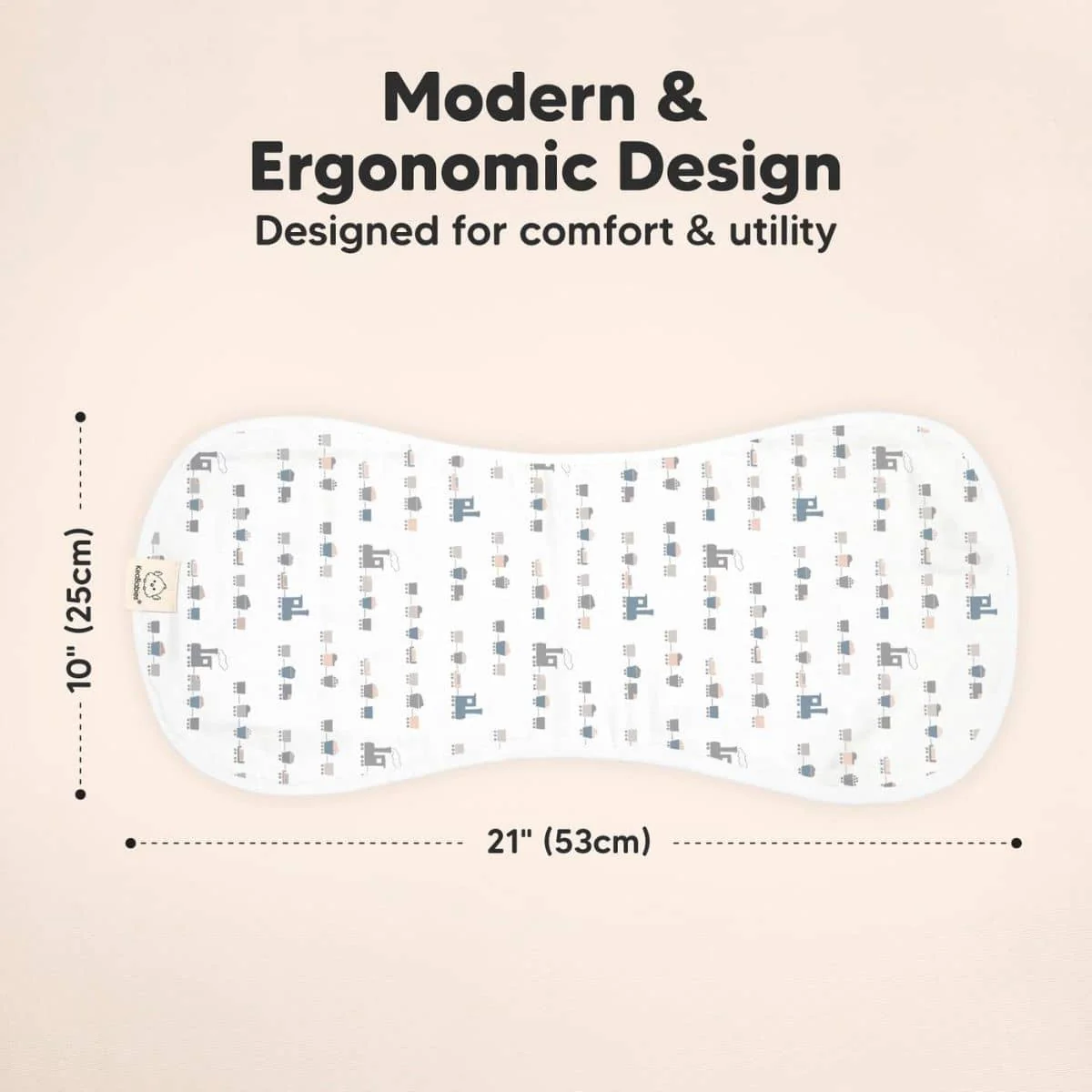 KeaBabies Softe Muslin Burp Cloths - Vessels - Image 3