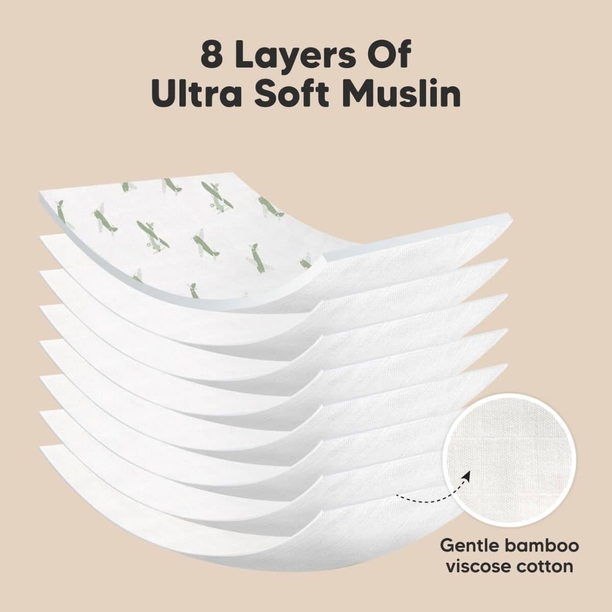 KeaBabies Softe Muslin Burp Cloths - Vessels - Image 5