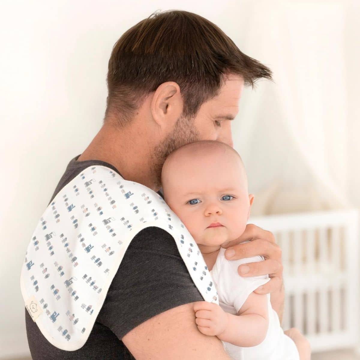 KeaBabies Softe Muslin Burp Cloths - Vessels - Image 8