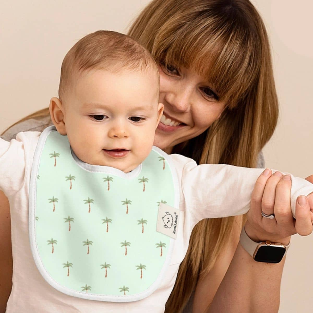 KeaBabies Urban Organic Baby Bibs Set - Roarsome - Image 2