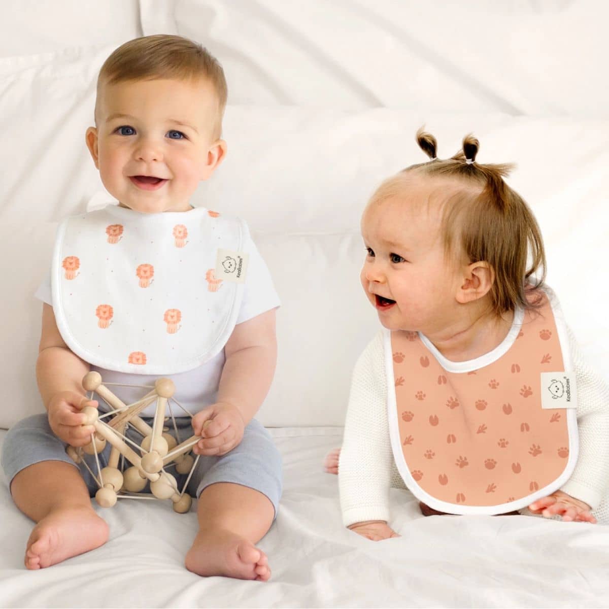 KeaBabies Urban Organic Baby Bibs Set - Wilderness - Image 6