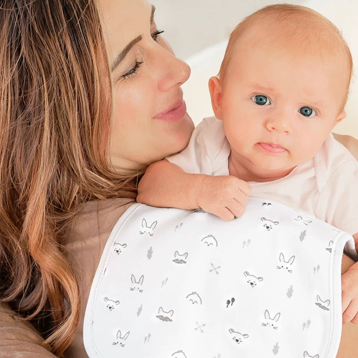 KeaBabies Urban Organic Burp Cloths - Nordic - Image 6