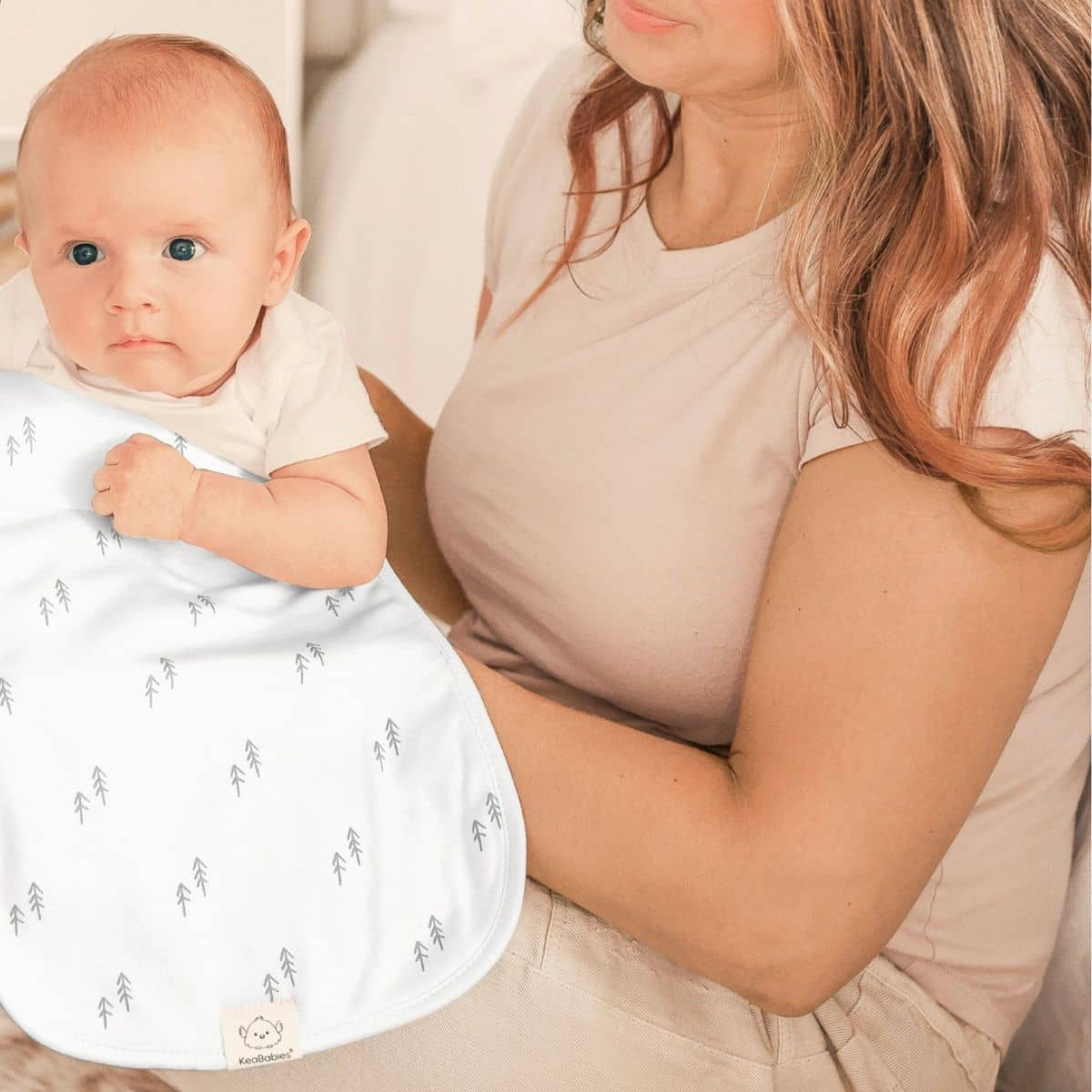 KeaBabies Urban Organic Burp Cloths - Nordic - Image 8