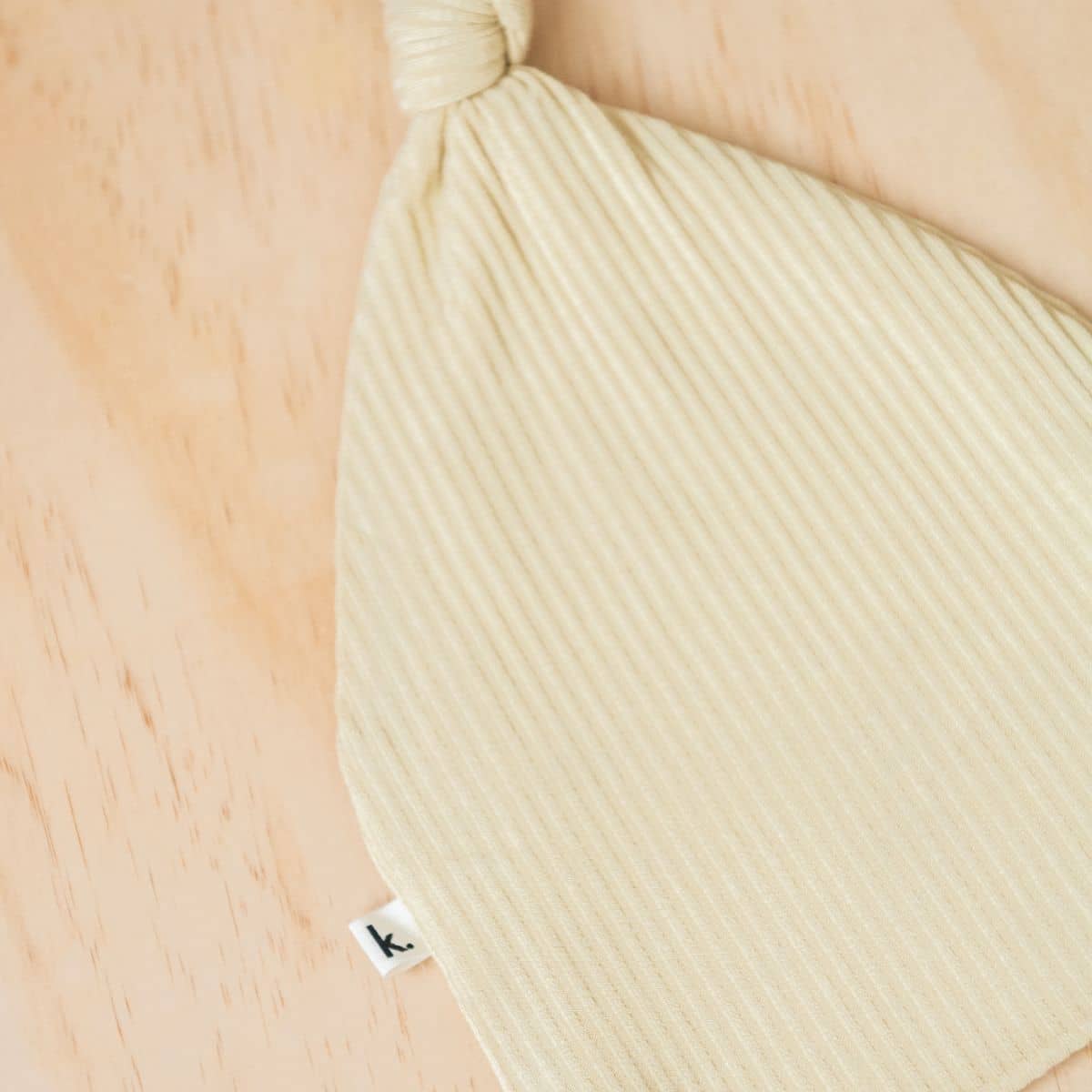 Kiin Baby Bamboo Stretch Beanie - Oat - Image 2