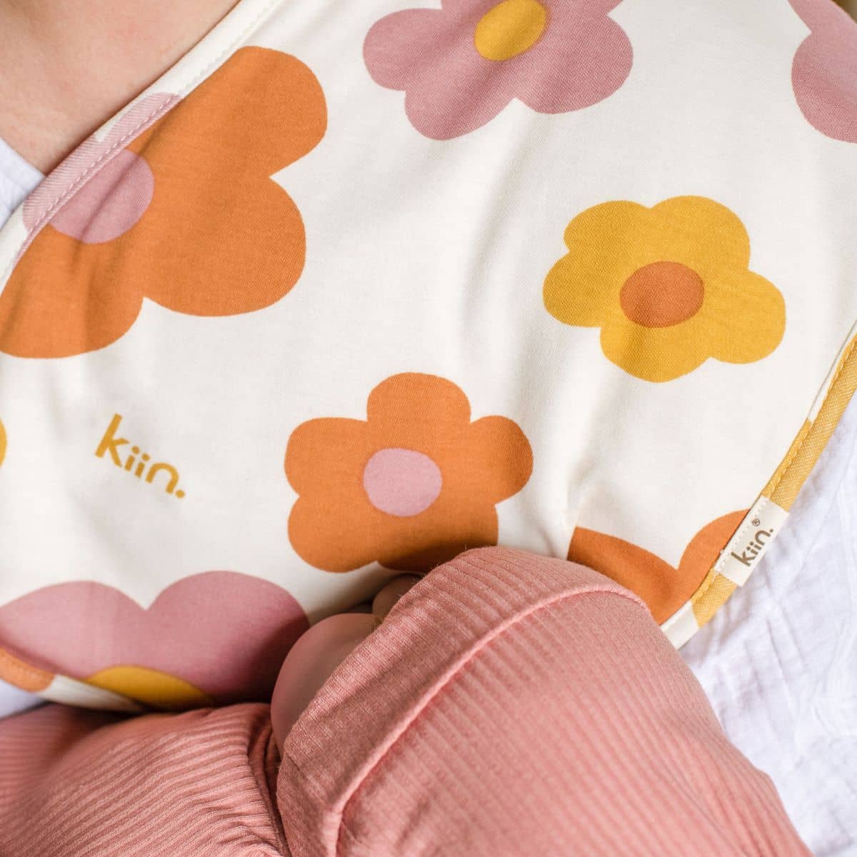Kiin Baby Burp Cloth - Bloom - Image 2