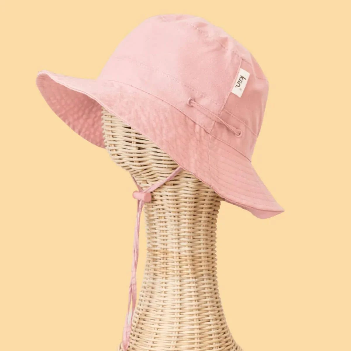 Kiin Baby Cotton Sun Hat - Peony - Image 2