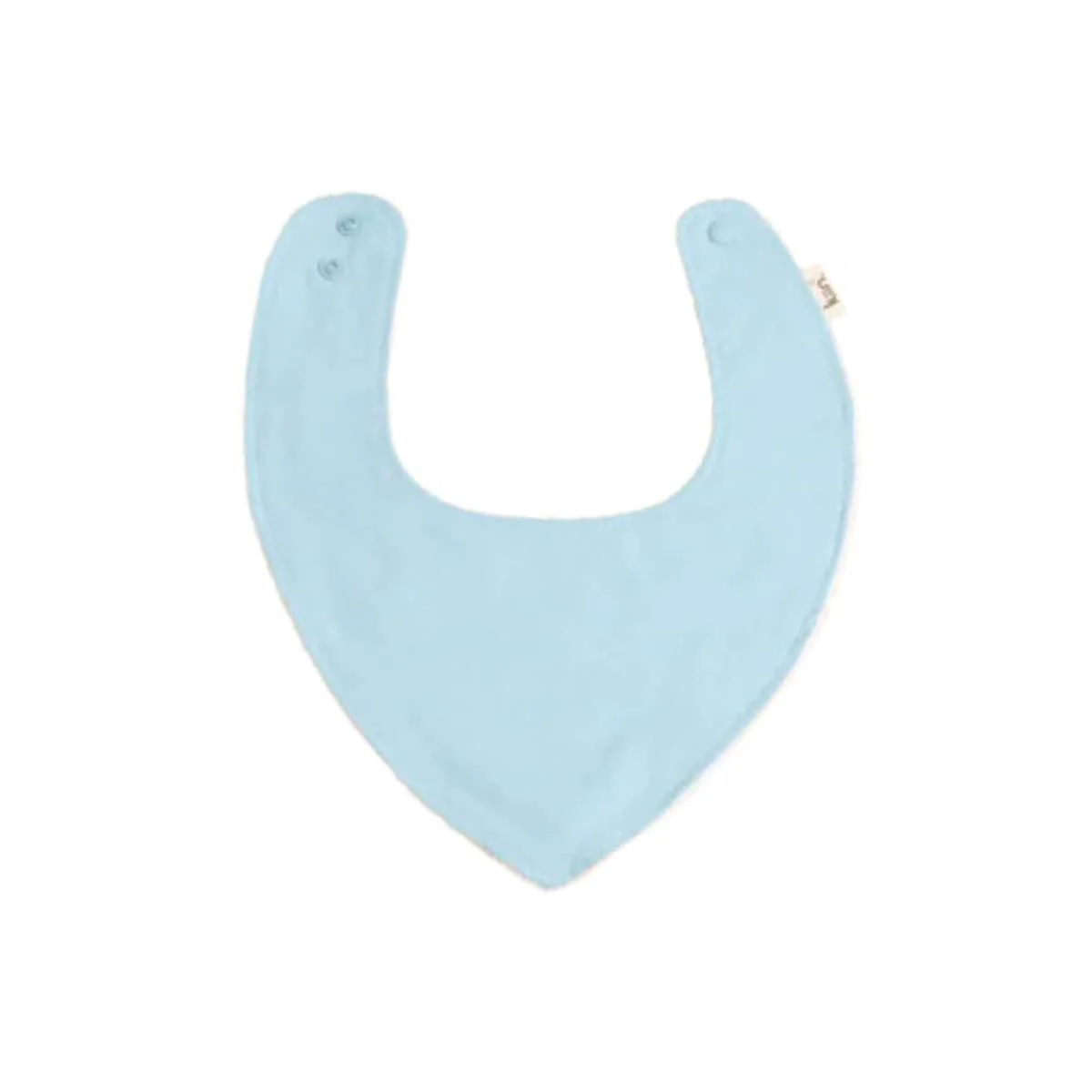 Kiin Baby Dribble Bib Woven Cotton - Pastel Sky