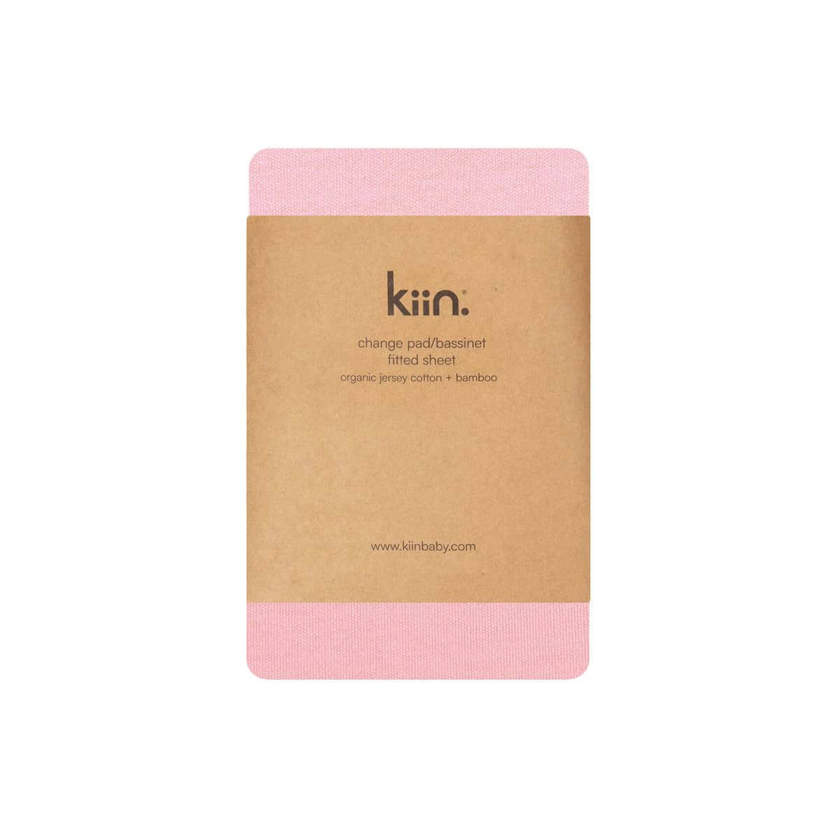 Kiin Baby Organic Change Pad / Bassinet Sheet - Peony