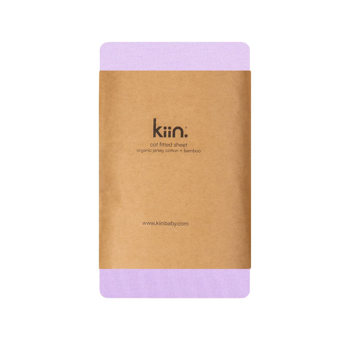 Kiin Baby Organic Cot Sheet - Lilac