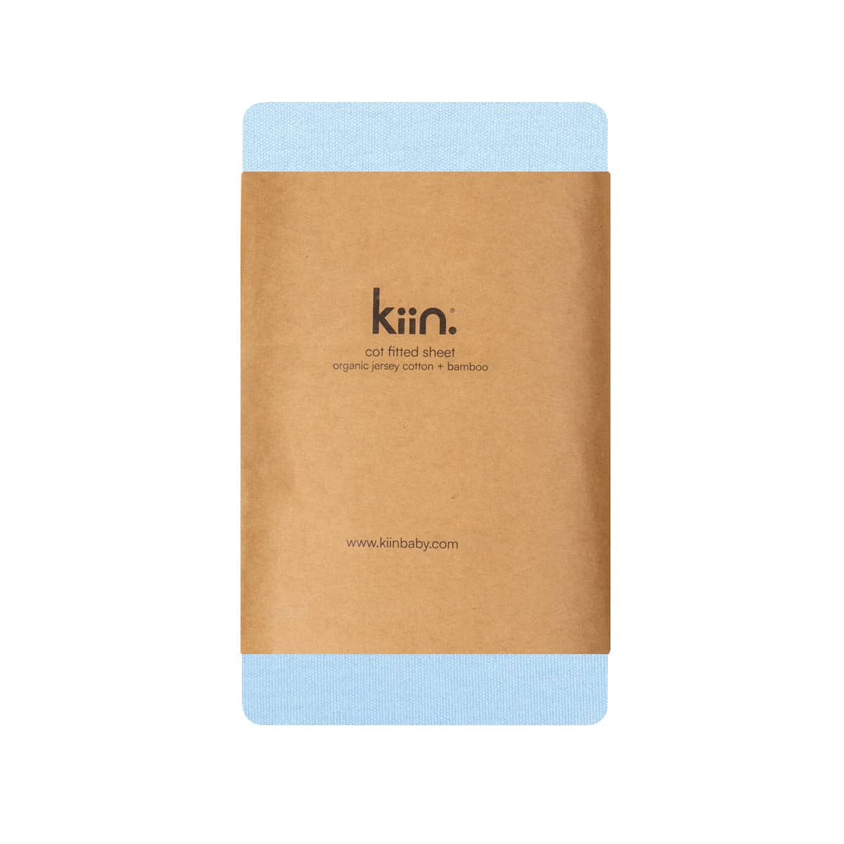 Kiin Baby Organic Cot Sheet - Pastel Sky