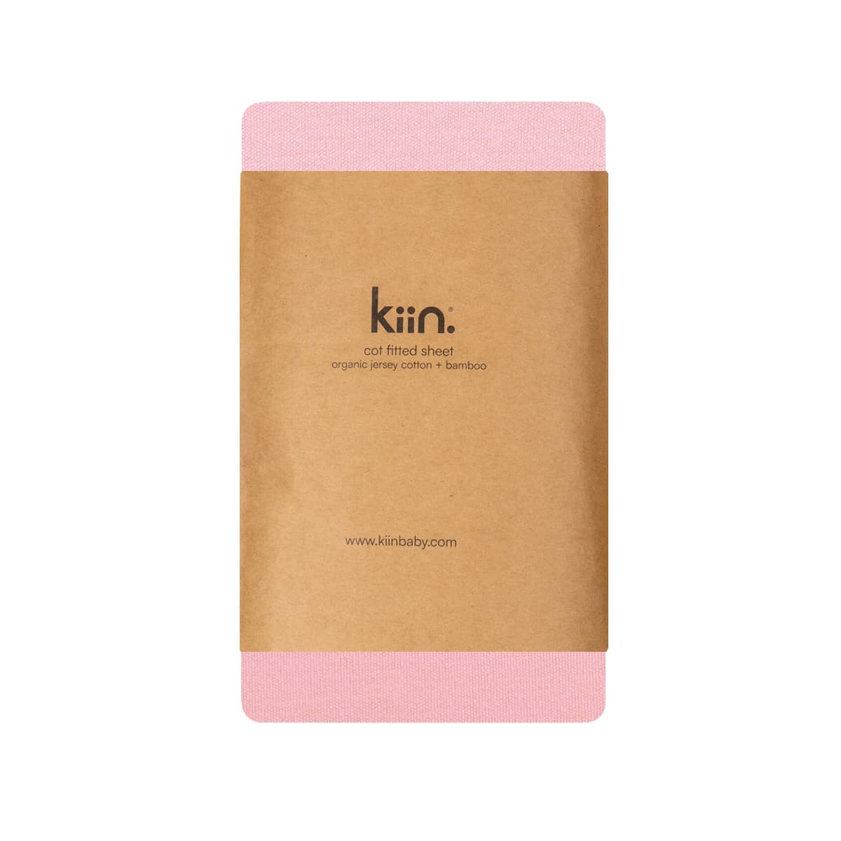 Kiin Baby Organic Cot Sheet - Peony