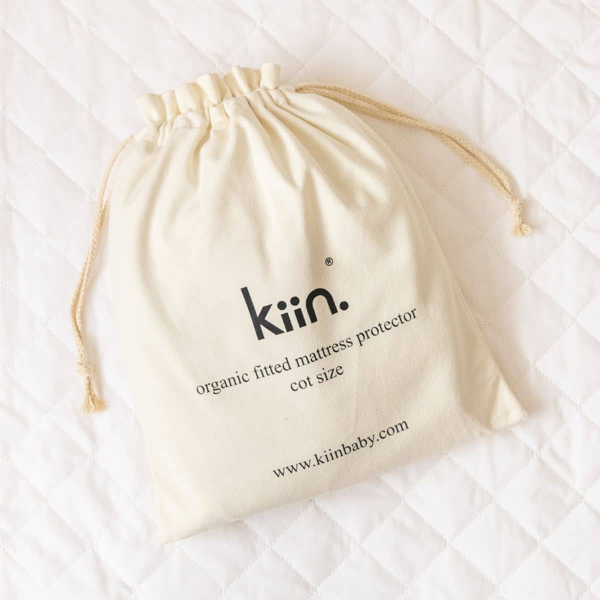 Kiin Baby Organic Fitted Mattress Protector - Cot Size - Image 4
