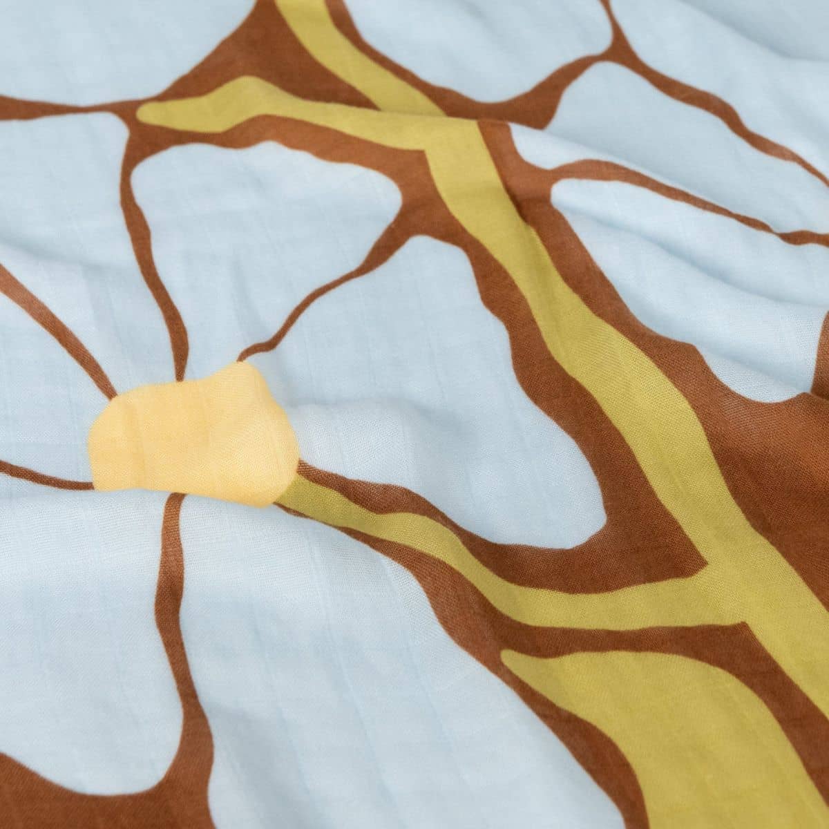 Kiin Baby Organic Muslin Swaddle - Limited Edition - Fleur Umber - Image 10