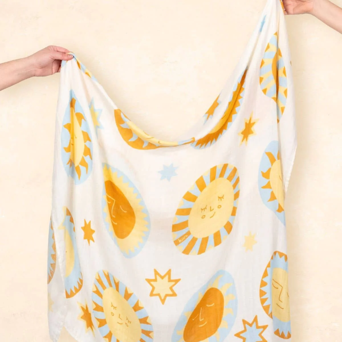 Kiin Baby Organic Muslin Swaddle - Limited Edition - Sunny Day - Image 7