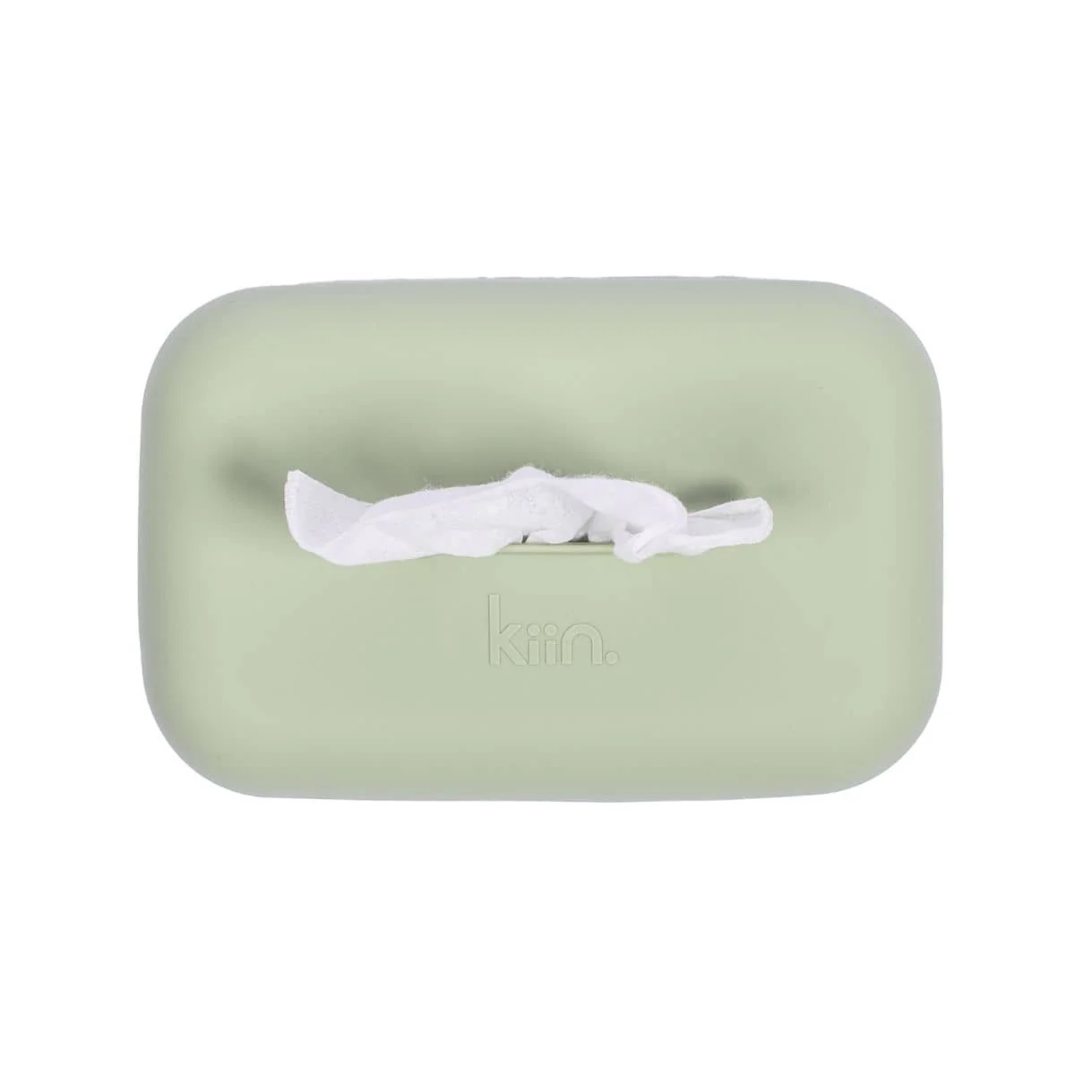 Kiin Baby Silicone Wipes Cover - Sage - Image 4