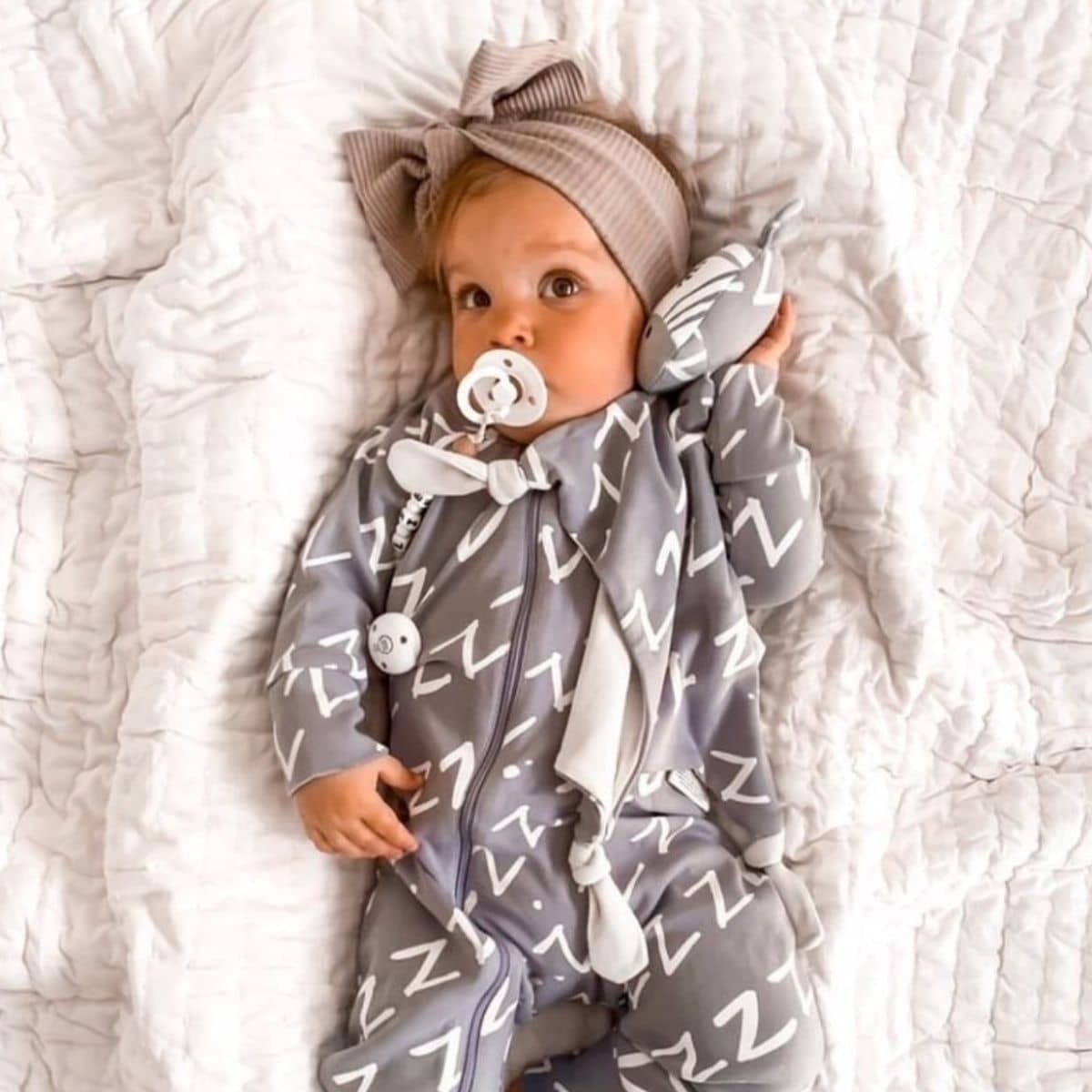 Kippins Organic Cotton Baby Comforter - Bam Kippin - Image 2