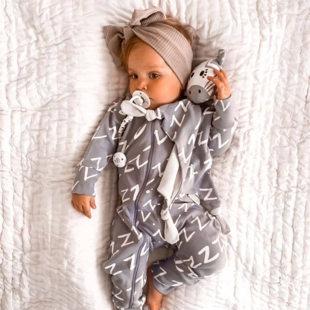 Kippins Organic Cotton Baby Comforter - Bam Kippin - Image 4
