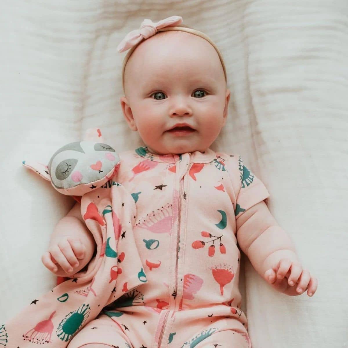 Kippins Organic Cotton Baby Comforter - Floss Kippin - Image 2