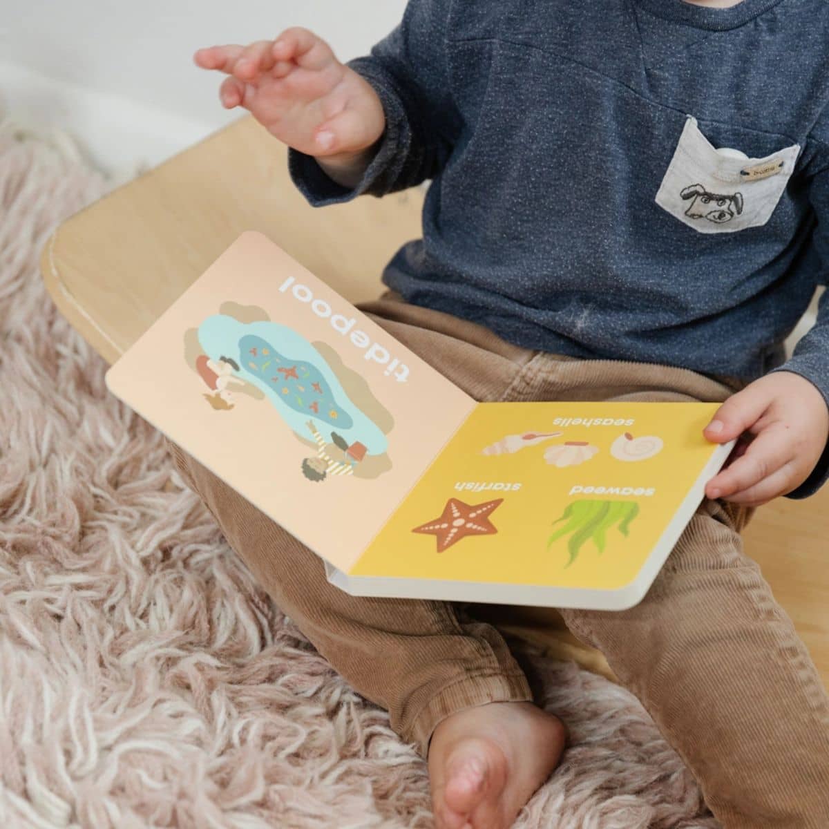 Left Hand Book House Baby Board Book - Beach Baby - Image 4