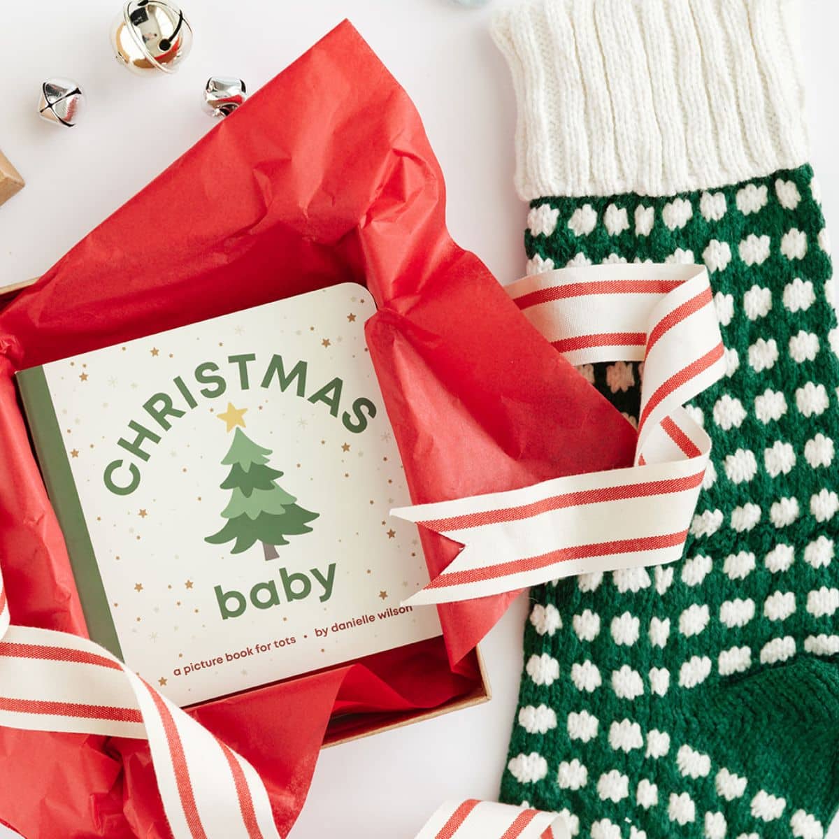 Left Hand Book House Baby Board Book - Christmas Baby - Image 6