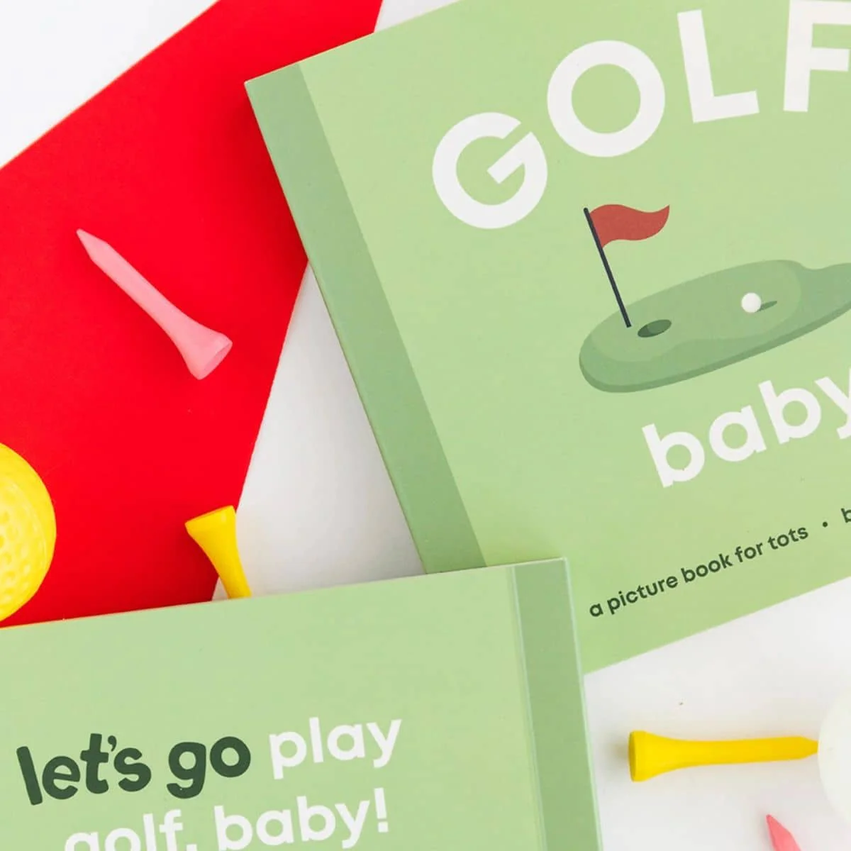 Left Hand Book House Baby Board Book - Golf Baby - Image 4