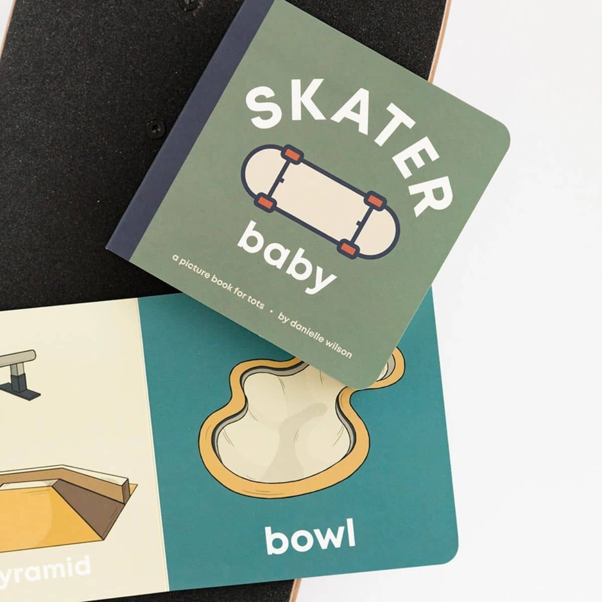 Left Hand Book House Baby Board Book - Skater Baby - Image 2