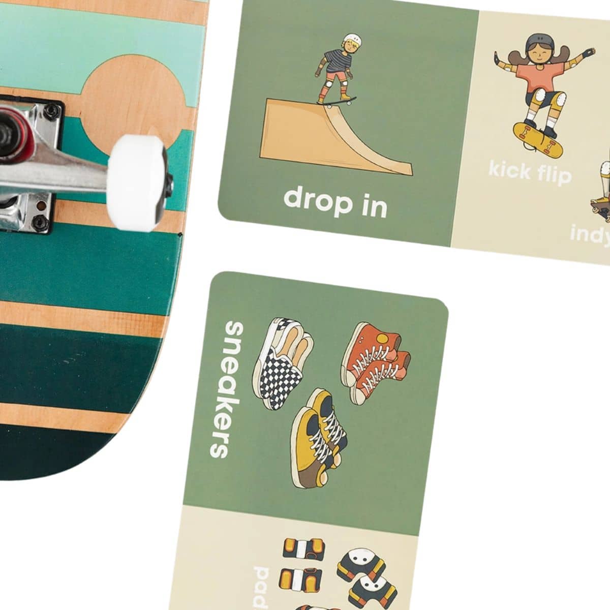 Left Hand Book House Baby Board Book - Skater Baby - Image 5