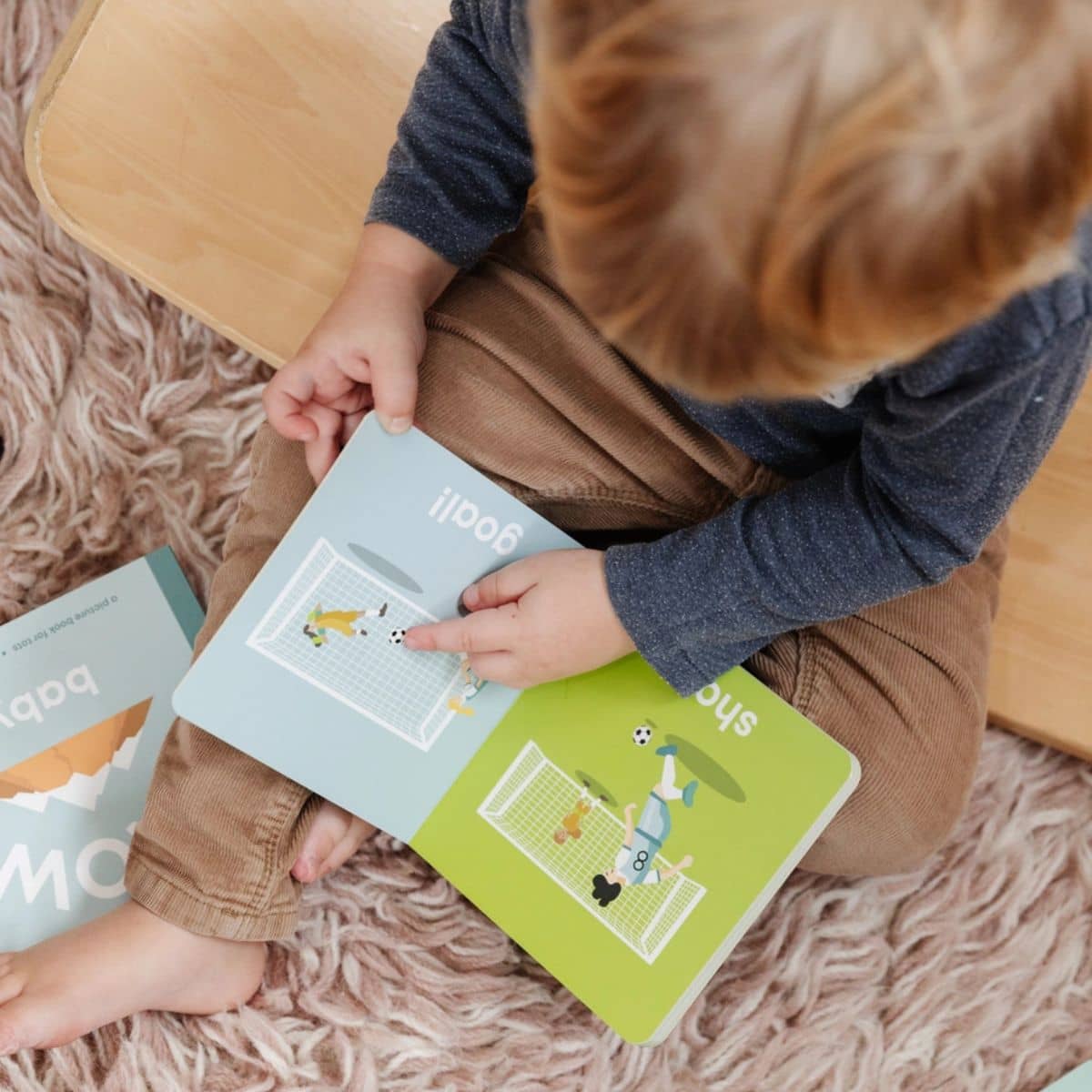 Left Hand Book House Baby Board Book - Soccer Baby - Image 3