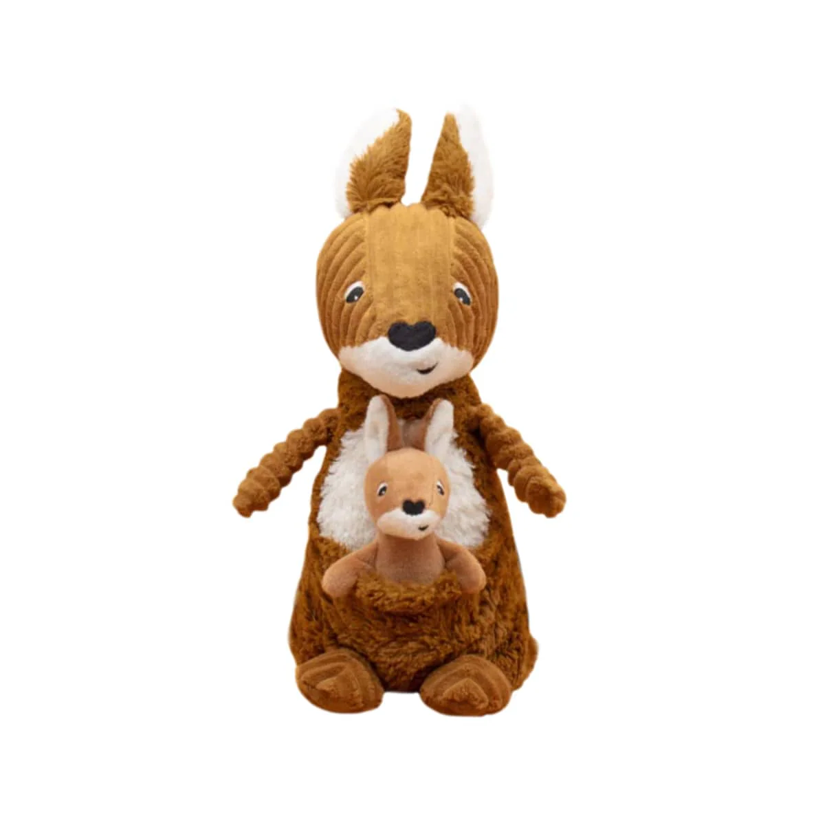 Les Ptipotos Mum & Baby Plush Toy - Allezou the Kangaroo