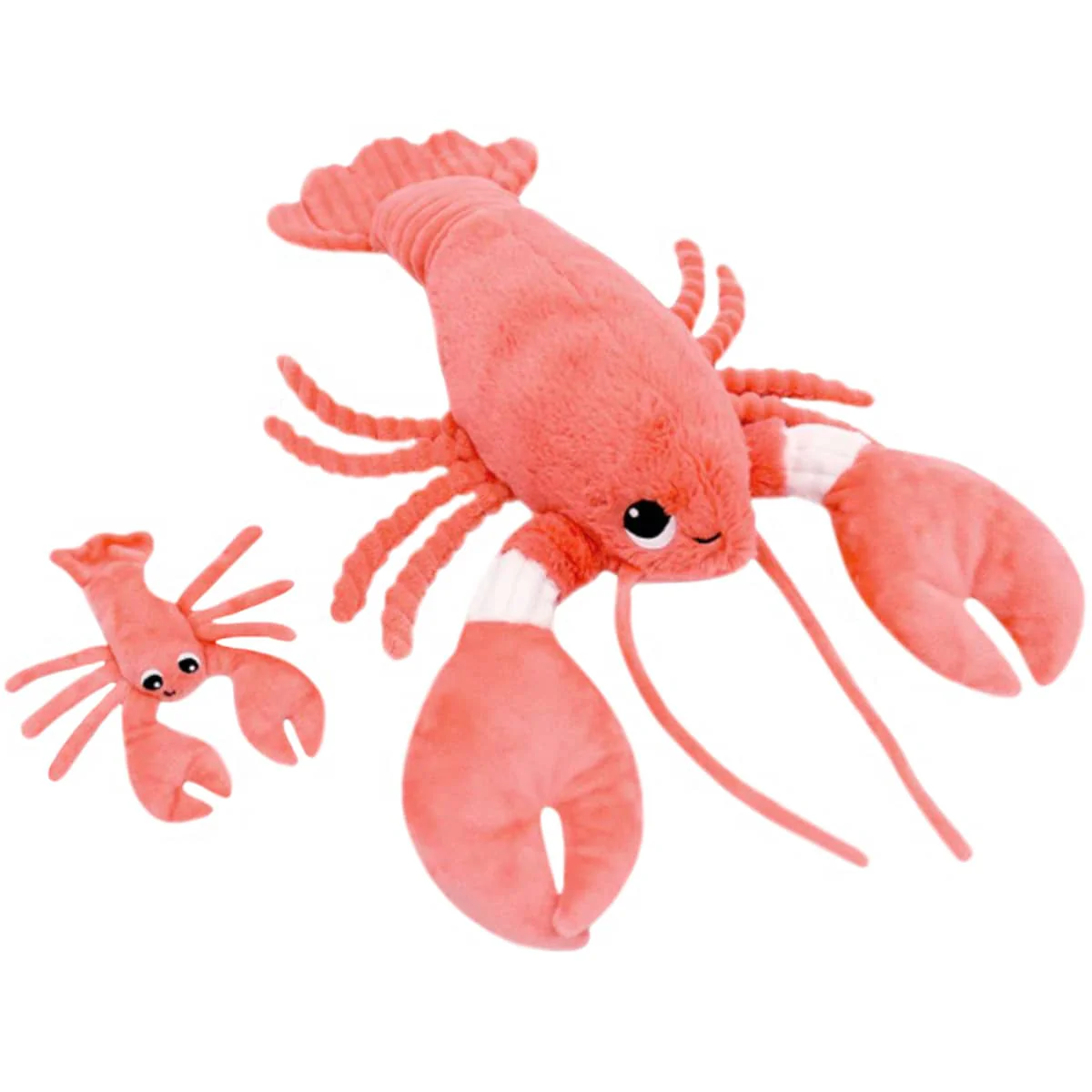 Les Ptipotos Mum & Baby Plush Toy - Iloveyou the Lobster