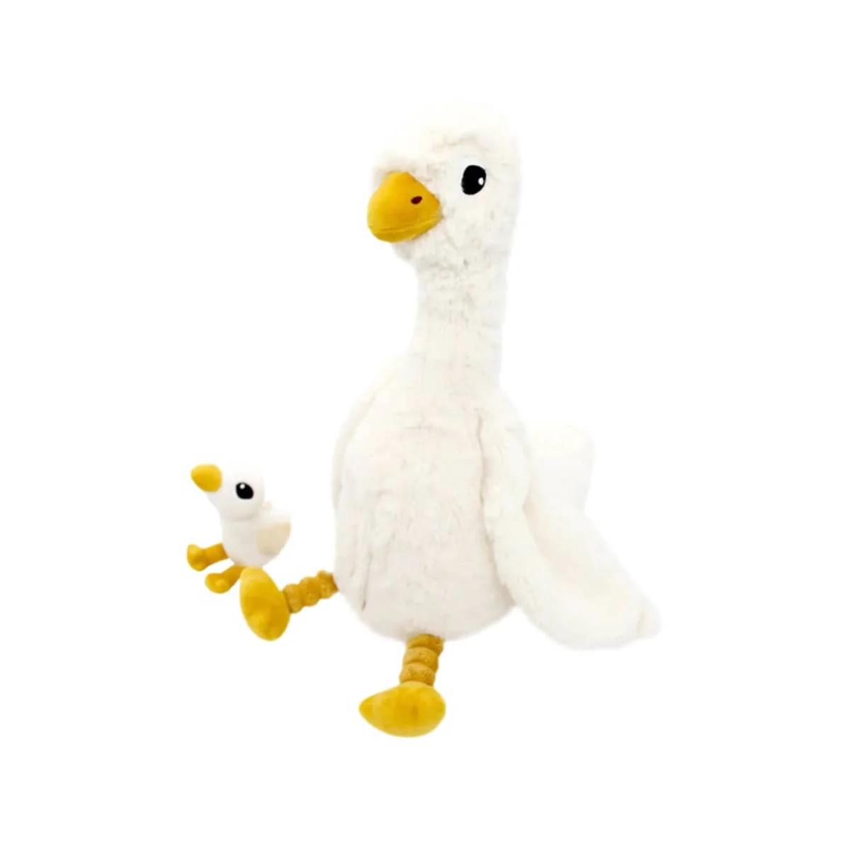 Les Ptipotos Mum & Baby Plush Toy - Jebongou the Goose