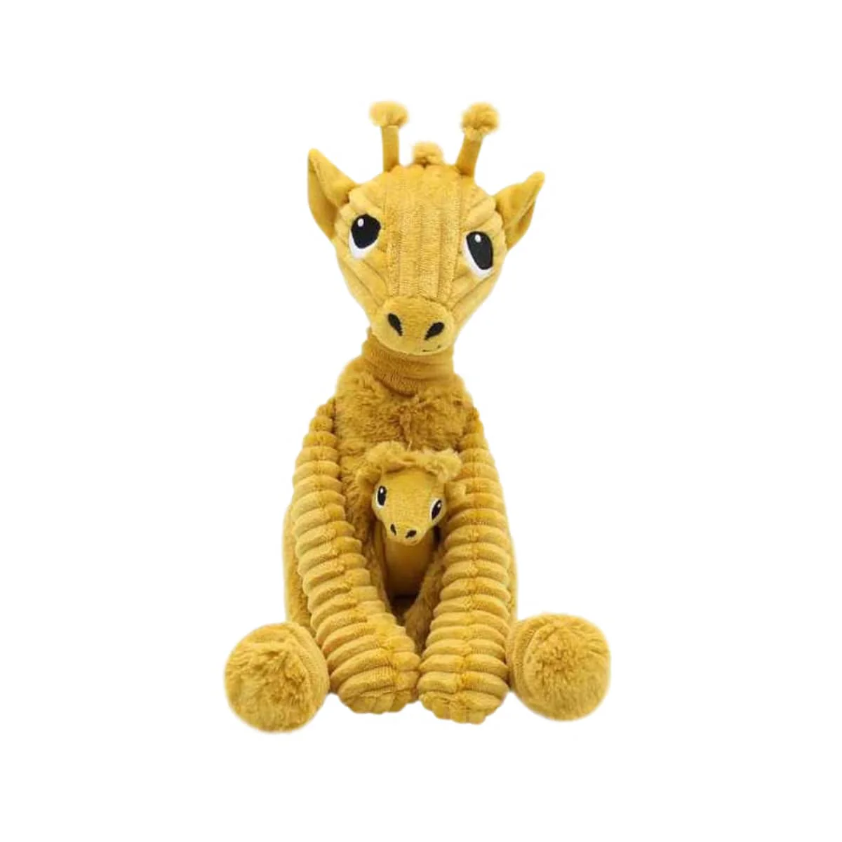 Les Ptipotos Mum & Baby Plush Toy - Loncou the Girafe