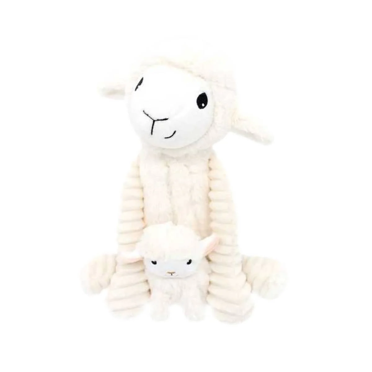 Les Ptipotos Mum & Baby Plush Toy - Olou the Sheep