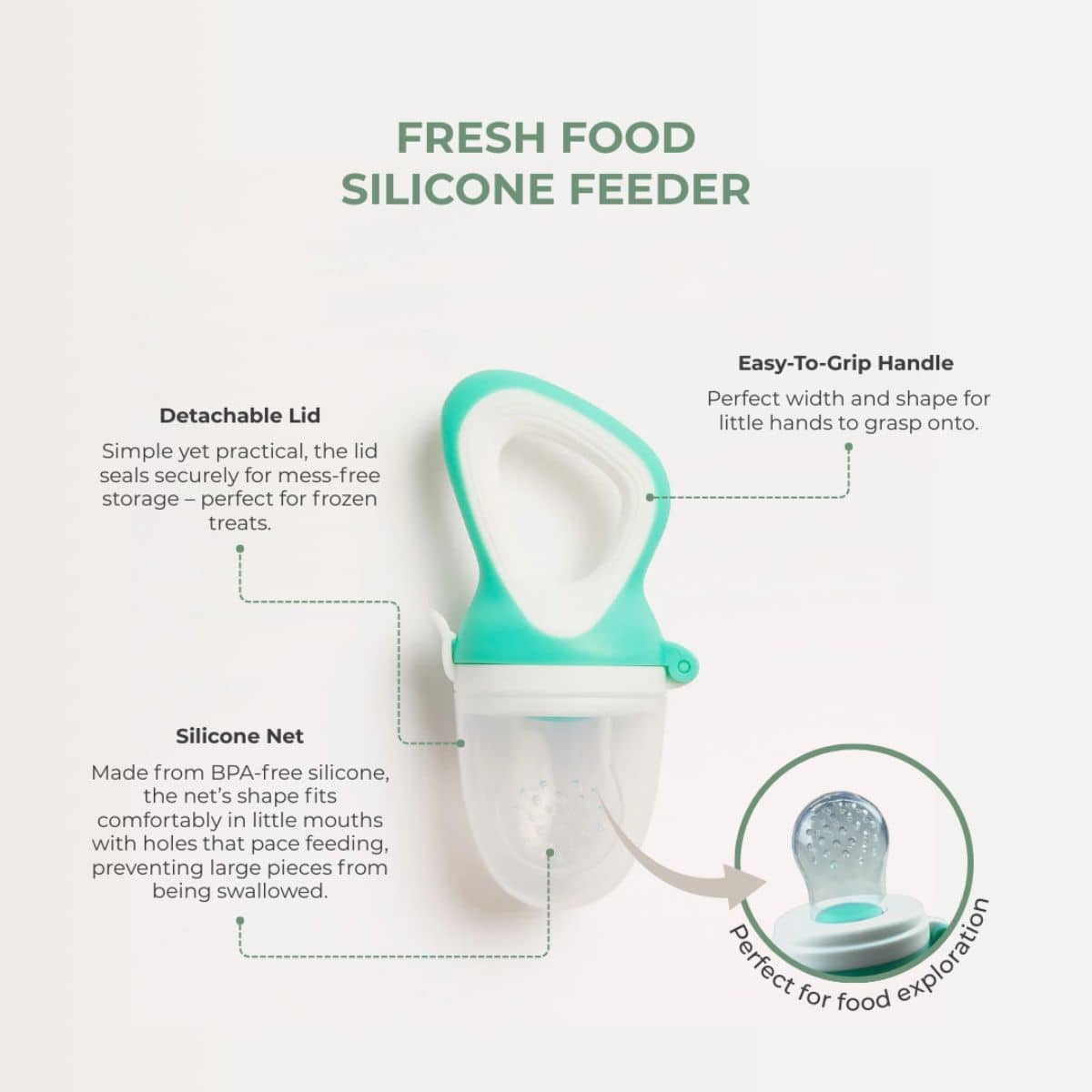 Lil' Kooee Fresh Food Silicone Feeder - Image 3