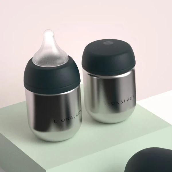 Lion & Lady Stainless Steel Bottle Newborn Pack - 210ml - Image 13
