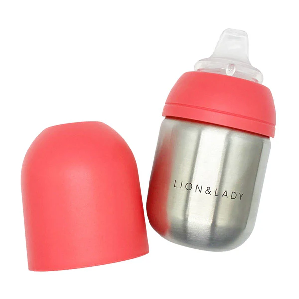 Lion & Lady Stainless Steel Toddler Sippy Cup - 210ml