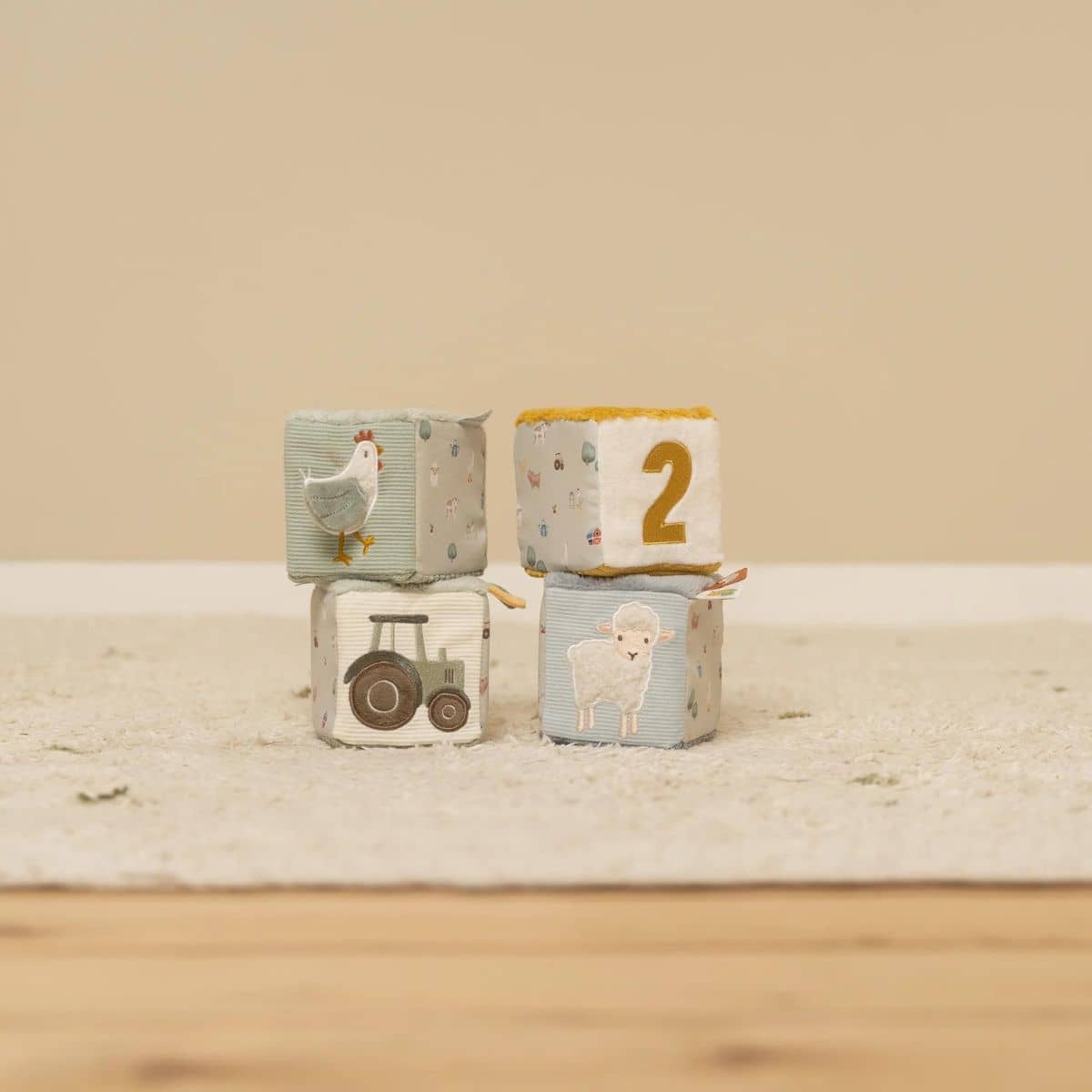 Little Dutch Little Farm 4 Soft Blocks - Image 4
